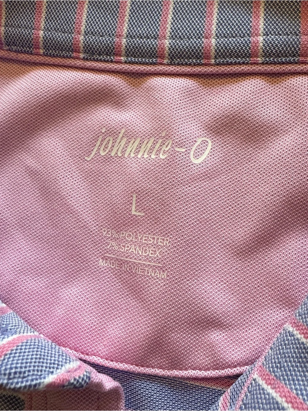 Johnnie O Four Button Performance Polo Collared Golf Shirt- Men’s Large - Picture 3 of 9